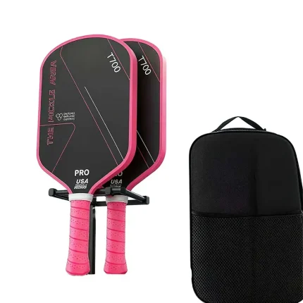 Wholesale MASK Custom Logo Thermoformed Pickleball Paddle Racket Set Carbon Fiber Balls 225g for Training