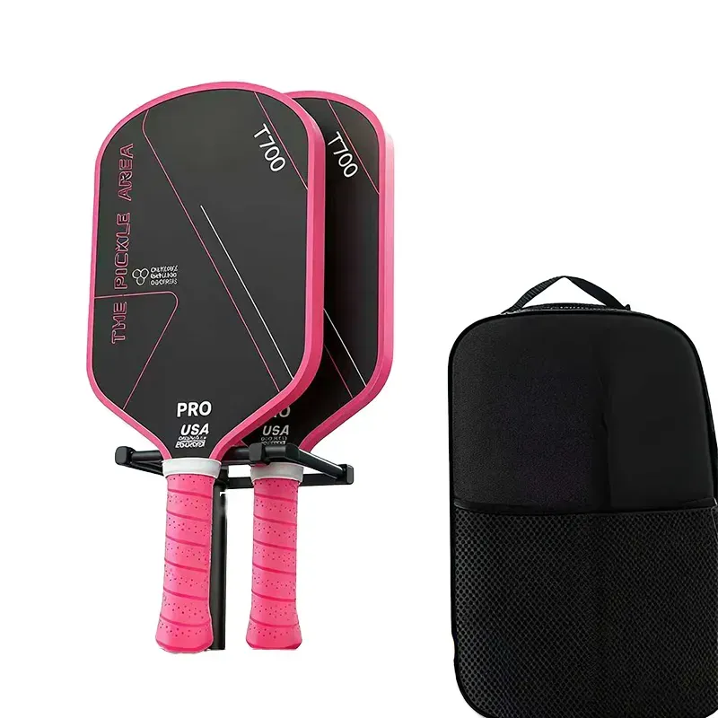 Hc57fbd78b3cc4e66b17840202ce5326bG.webp Wholesale MASK Custom Logo Thermoformed Pickleball Paddle Racket Set Carbon Fiber Balls 225g for Training - Image 1